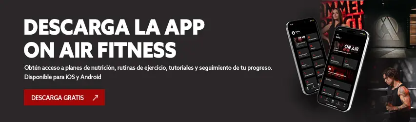 Banner CTA descarga la APP de On Air Fitness