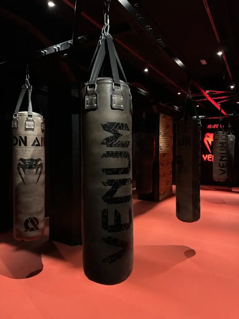 Zona boxeo On Air Fitness Barcelona