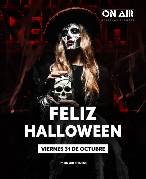 🎃El único truco es entrenar, el trato: sentirte increíble. 
Este Halloween ven y entrena en On Air Fitness, no hay nada más aterrador que saltarte un entrenamiento.🧟‍♀️

#Halloween #deporte #gym #gimnasio #OnAirFitness #valencia #valenciaentendencia #valenciafitness #gimnasiovalencia #OnAirFitnessNuevoCentro #OnAirFitnessLesArts #OnAirFitnessRuzafa