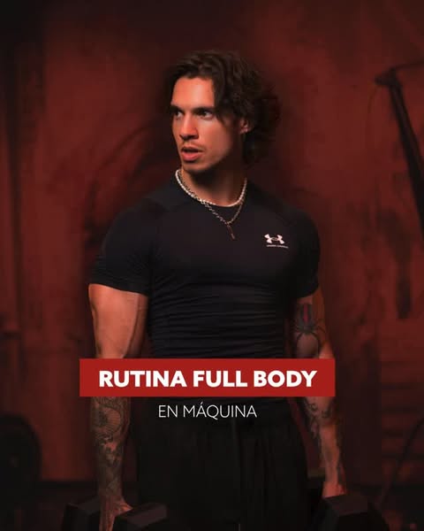 Tu cuerpo entero en una sola sesión.
6 ejercicios en máquina, sin excusas, con todo el control.
Full body diseñado para crecer: series, reps y músculo por músculo.
Desliza y empieza hoy. 🔥