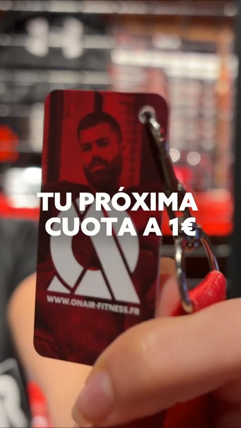 Sabemos que entrenar solo aburre, por eso si traes a un amigo, tu próxima cuota será sólo 1€😉
Menciona a quién quieres convencer para que se apunte contigo👇🏼