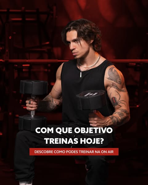COM QUE OBJETIVO TREINAS HOJE? 🔥
Seja qual for o teu objetivo, treinar com um propósito faz toda a diferença.